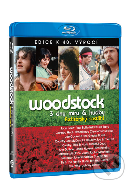 Woodstock Director´s cut 2BD - Michael Wadleigh - film z kategorie Dokumenty