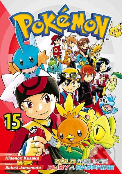 Pokémon 15 - Gold a Silver - Hidenori Kusaka, Satoši Jamamoto (ilustrátor) - kniha z kategorie Komiksy