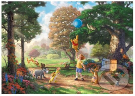 Disney: Macko Pú - Thomas Kinkade - puzzle z kategorie Disney