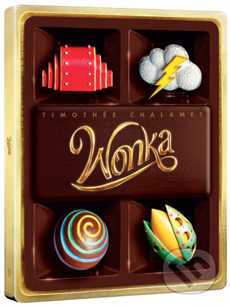 Wonka Ultra HD Blu-ray Steelbook (UHD a BD - motiv Chocolate) - film z kategorie Rodinné a romantické