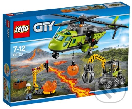LEGO City 60123 Sopka Zásobovací helikoptéra, LEGO, 2016