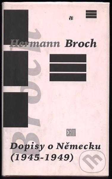 Dopisy o Německu (1945-49) - Hermann Broch, Erm, 1996