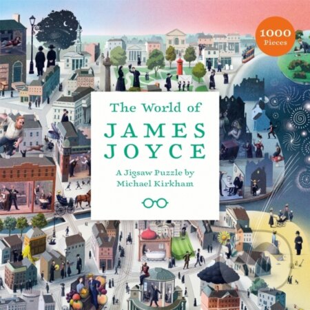 The World of James Joyce (And Other Irish Writers: A 1000 piece jigsaw puzzle) - puzzle z kategorie 500 - 1000 dílků