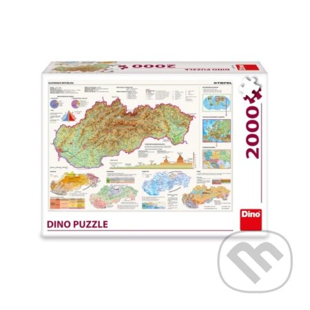 Mapa Slovenska, Dino, 2024