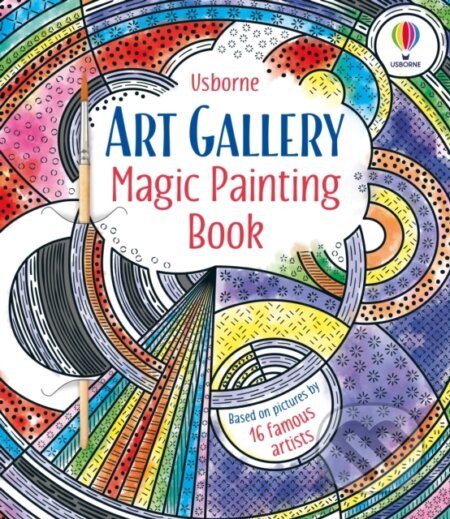 Art Gallery Magic Painting Book - Ashe de Sousa, Ian McNee (ilustrátor), Usborne, 2024