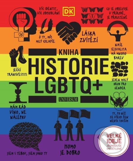 Kniha historie LGBTQ+ - kolektív autorov, Universum, 2024