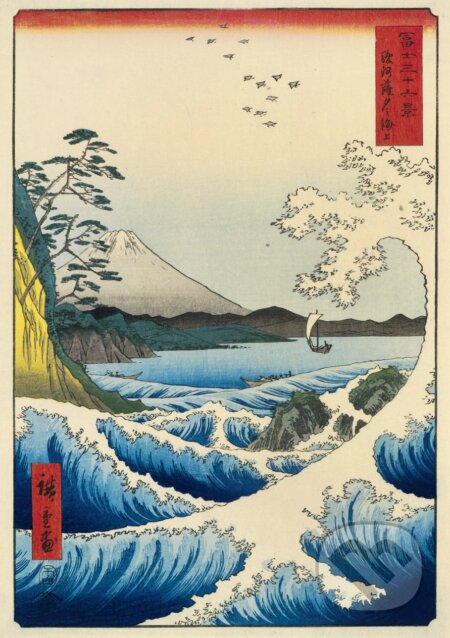 Utagawa Hiroshige: The Sea at Satta, Suruga Province, 1859 - Utagawa Hiroshige, Bluebird
