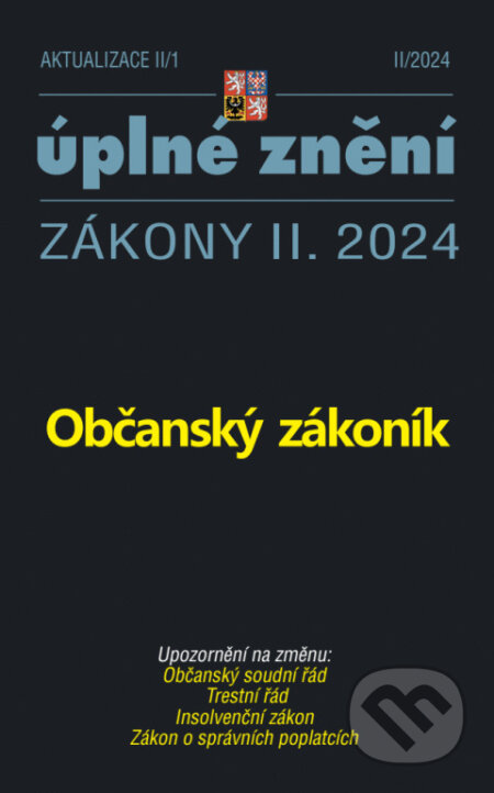 Aktualizace II/1 / 2024 - Občanský zákoník, Poradce s.r.o., 2024