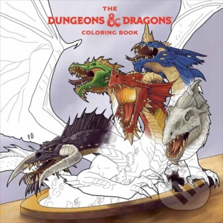 Dungeons & Dragons Coloring Book (80 Adventurous Line Drawings) - kniha z kategorie Pro dospělé