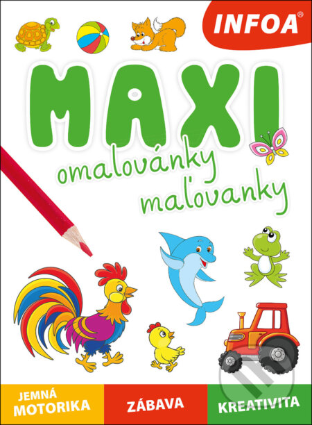 Maxi omalovánky/maľovanky, INFOA, 2024