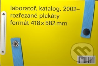Laboratoř, katalog, 2002 - ,rozřezané plakáty, formát 418 x 582mm - Vít Havránek, tranzit.cz, 2008