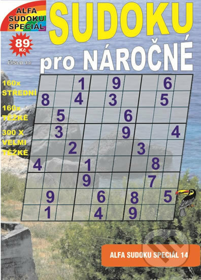 Sudoku speciál 14 pro nároční, Alfasoft, 2016