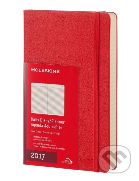 Moleskine – 12-mesačný červený diár 2017, Moleskine, 2016