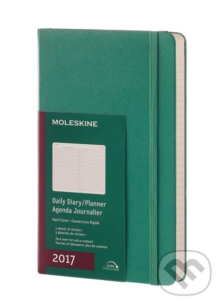 Moleskine – 12-mesačný zelený diár 2017, Moleskine, 2016