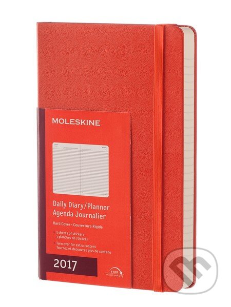 Moleskine – 12-mesačný oranžový diár 2017, Moleskine, 2016