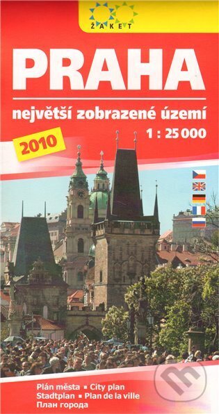 Praha 1:25 000 /2010/ Největší zobrazené území, Žaket, 2011