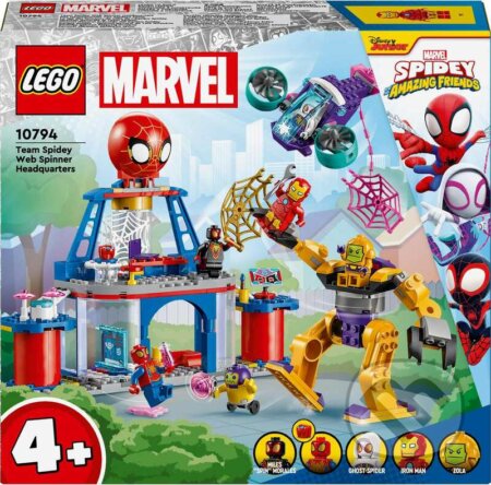 LEGO® Marvel 10794 Pavúčia základňa Spideyho tímu, LEGO, 2024