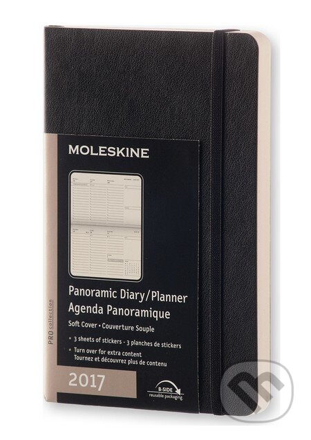 Moleskine – 12-mesačný čierny diár 2017, Moleskine, 2016