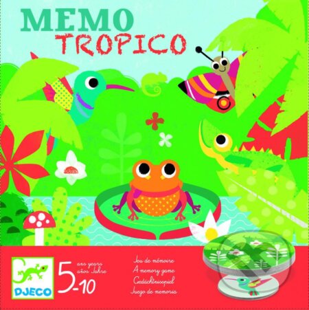 Spoločenská hra - Memo Tropico, Djeco, 2019