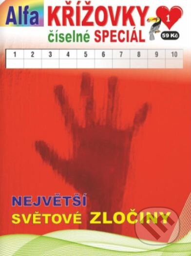 Křížovky číselné speciál 1/ 2024 - Největší světové zločiny, Alfasoft, 2024