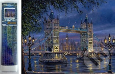 Diamantové malování - Noční Tower Bridge, Norimpex, 2024