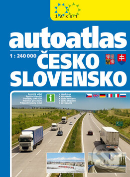 Autoatlas Česko Slovensko 1: 240 000, Žaket, 2007