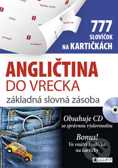 Angličtina do vrecka – základná slovná zásoba (777 slovíčok na kartičkách) - kniha z kategorie Jazykové učebnice a slovníky