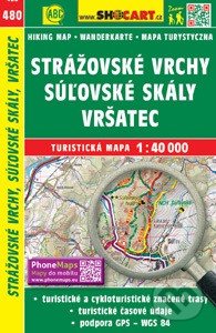 Strážovské vrchy, Súľovské skaly, Vršatec 1:40000, freytag&berndt, 2018