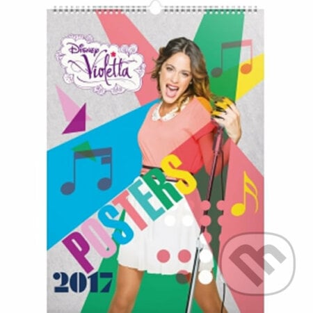 Kalendář nástěnný 2017 - Violetta/Plakáty, Presco Group, 2016