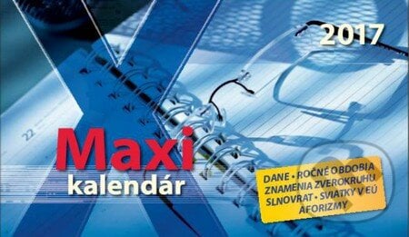 Maxi kalendár 2017, Spektrum grafik, 2016