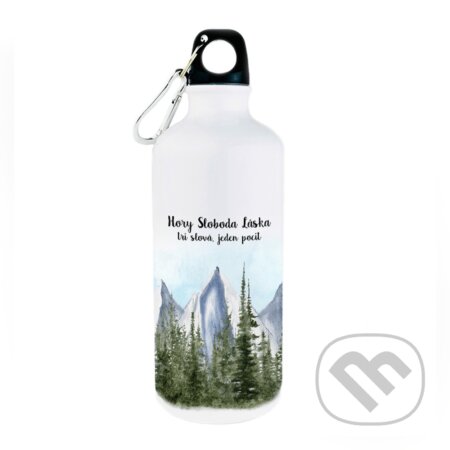 Turistická fľaša Hory Sloboda Láska - Tri slová, jeden pocit