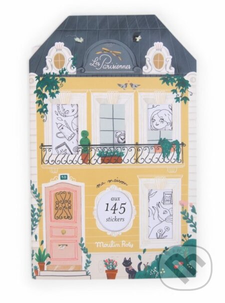 Knížka se samolepkami Žlutý dům - Lucille Michieli - kniha z kategorie Omalovánky