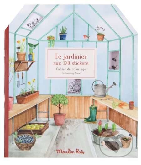 Zahradní knížka se samolepkami, Moulin Roty