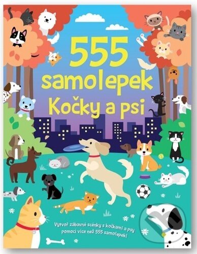 555 samolepek: Kočky a psi, Svojtka&Co., 2024