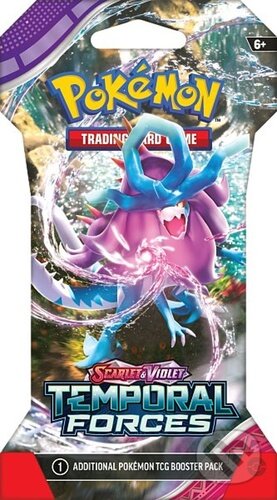 Pokémon TCG: Scarlet & Violet 05 Temporal Forces - 1 Blister Booster, Pokemon, 2024