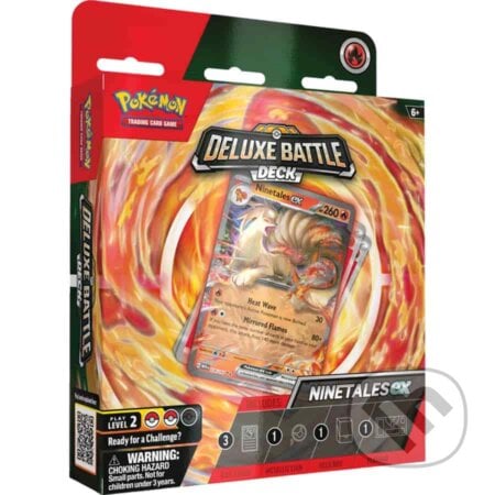 Pokémon TCG: Deluxe Battle Deck - Ninetales ex & Zapdos ex, Pokemon, 2024