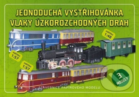Jednoduchá vystřihovánka: vlaky úzkorozchodných drah, Zadražil Ivan, 2024