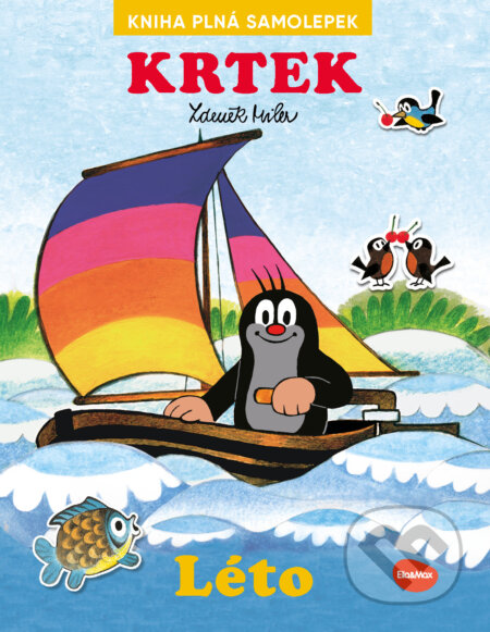 Krtek a léto - Kniha plná samolepek - Zdeněk Miler (Ilustrátor), Alena Viltová, Ema Potužníková - kniha z kategorie Beletrie pro děti