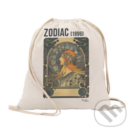 Plátěný sáček Alfons Mucha - Zodiak, Presco Group, 2024