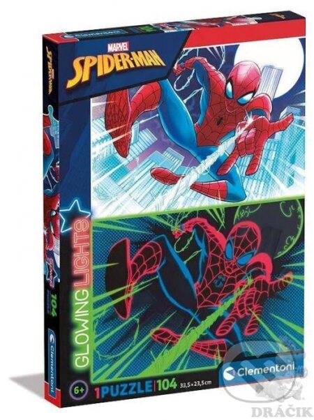 Marvel: Spiderman, svítící, Clementoni, 2024