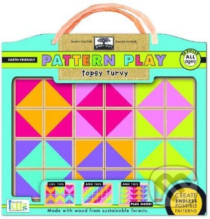 Green Start Pattern Play Wooden Puzzles Topsy Turvy, Innovative Kids, 2013