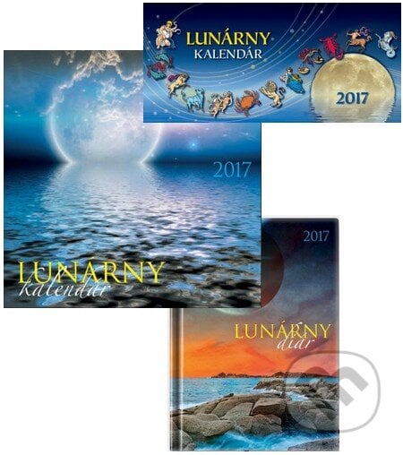 Lunárny diár 2017 + Lunárny kalendár 2017 (nástenný) + Lunárny kalendár 2017 (stolový), Spektrum grafik, 2016