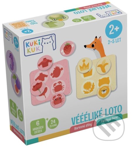 Barevné stíny (KukiKuk Véééliké loto) - hra z kategorie Vzdělávací hry