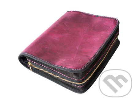 Obal se zipem D219 Pull Up Růžový