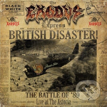 Exodus: British Disaster: The Battle Of &#039;89 (Live At The Astoria) (Gold) LP - Exodus, Hudobné albumy, 2024