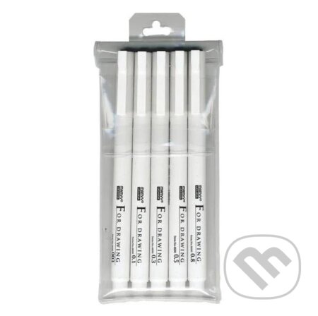 Technický popisovač 4600-5V ČERNÝ (0,5/0,1/0,05/0,8/1)