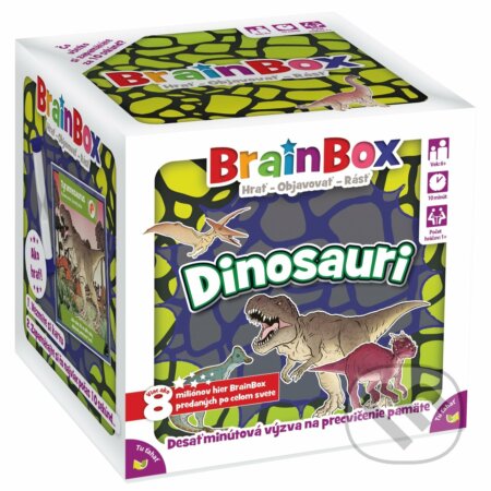 Brainbox Dinosauri SK (V kocke!) - hra z kategorie Vzdělávací hry