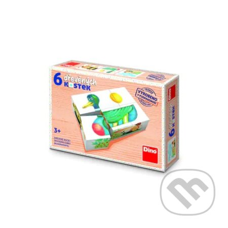 Drevené kocky Kačka 6 - hra z kategorie Stavebnice