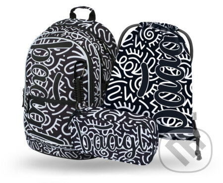 Školská sada Baagl Core Element (set 3) (batoh, peračník, vrecko)