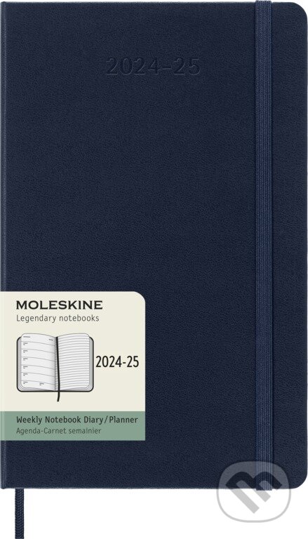 Moleskine – 18-mesačný plánovací diár 2024/2025 - modrý, Moleskine, 2024